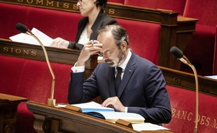Edouard Philippe à l'Assemblée, le 5 mai 2020.