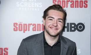 Michael, le fils de James Gandolfini, aux 20 ans de la série «Les Sopranos» le 9 janvier 2019 à New York.