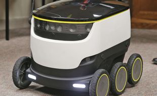 Les robots de Starship Technologies vont livrer des repas sur le campus de l'université de Fairfax.