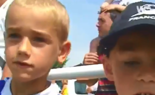 A gauche, Antoine Griezmann, 7 ans
