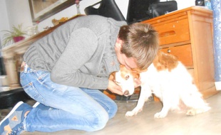 Noisette, retrouvée huit ans après par sa famille.