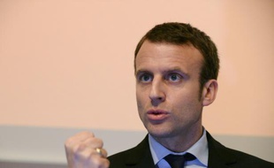 Le ministre de l'Economie Emmanuel Macron, le 7 avril 2016 à Paris