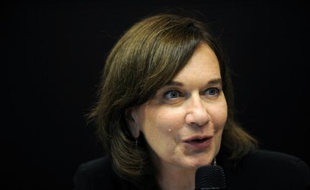 La secrétaire d'Etat aux personnes âgées Laurence Rossignol le 21 septembre 2015 à Mont-de-Marsan
