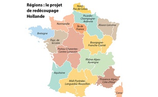 La nouvelle carte des régions selon l’Élysée