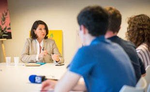 Agnès Buzyn était à la rédaction de 20 Minutes pour échanger avec six jeunes de notre panel #MoiJeune jeudi 11 avril 2019.