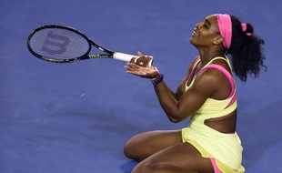 Serena Williams a remporté contre Maria Sharapova le 19e titre du Grand Chelem de sa carrière, lors de l'Open d'Australie, le 31 janvier 2015.
