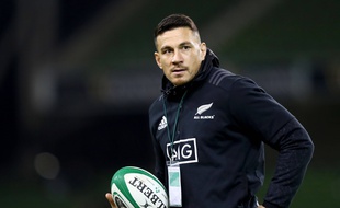Sonny Bill Williams avant un match contre l'Irlande, en 2018.