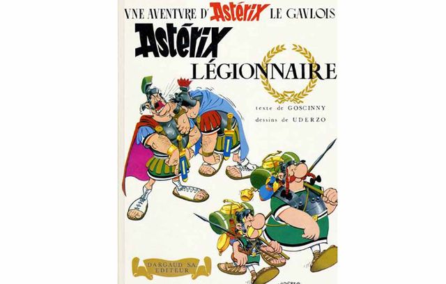 C’est le monde à l’envers en 1967 dans « Astérix légionnaire ».