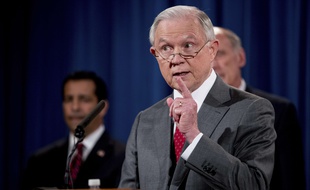 Le ministre américain de la Justice, Jeff Sessions, le 4 août 2017.