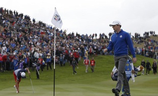 Le golfeur irlandais Rory Mc Ilroy, le 28 septembre 2014 à Gleneagles lors de la Ryder Cup.