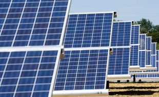 Le parc photovoltaïque d’Avignonet-Lauragais. Panneaux voltaïque.