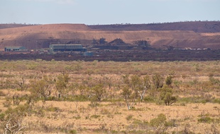La mine Mount Tom Price appartenant à Rio Tinto