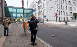 L'hôpital de Berlin où est soigné Alexeï Navalny.