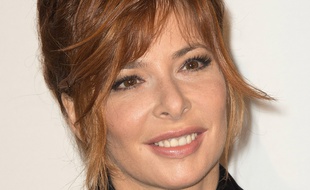 Mylène Farmer à l'inauguration de la Cité du cinéma, à Saint-Denis, le 21 septembre 2012.