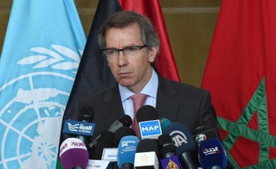 L'émissaire de l'ONU pour la Libye, Bernardino Leon, le 9 juin 2015 dans la station balnéaire de Skhirat au Maroc, où se tiennent des pourparlers de paix