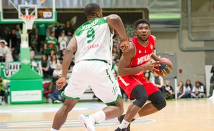 Yakuba Ouattara, ici opposé au Nanterrien Jérémy Nzeulie en janvier, sera l'un des principaux dangers monégasques pour l'Asvel.