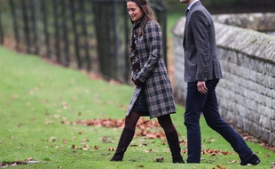 Pippa Middleton avec son fiancé James Matthews