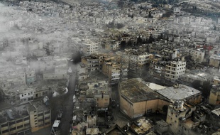 La ville d'Idleb en Syrie le 5 février 2020.