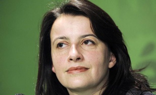 Cécile Duflot lors d'une conférence de presse le 30 janvier 2012.