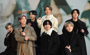Les chanteurs du groupe BTS