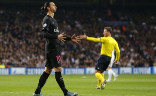 Zlatan Ibrahimovic lors de Real-PSG le 3 novembre 2015.