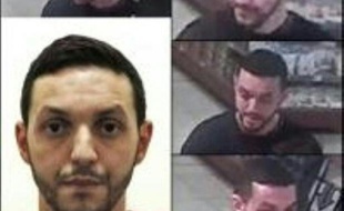 Photo montage de la police fédérale belge montrant Mohamed Abrini
