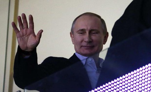 Le président russe, Vladimir Poutine, à Sotchi, le 15 février 2014.