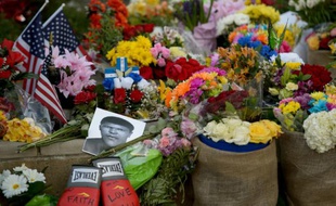 Le mémorial de Mohamed Ali à Louisville, aux Etats-Unis, le 6 juin 2016