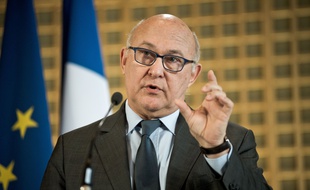 Michel Sapin, ministre de l'Economie et des Finances, lors d'une conférence de presse, le 18 mars 2015.