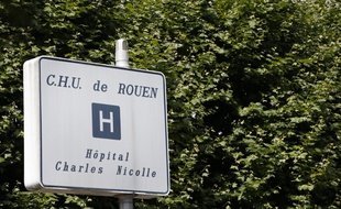 Le CHU de Rouen, le 6 août 2016 (Illustration).