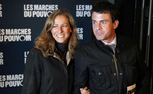Anne Gravoin et Manuel Valls le 18, octobre 2011 à Paris.