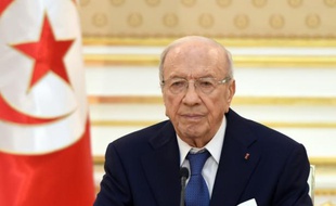 Le président tunisien Beji Caid Essebsi, le 28 juin 2015 à Tunis