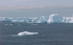 Si les glaces de l'Antarctique fondaient entièrement, le niveau de la mer s'élèverait de 57 mètres...