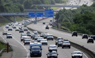 L'autoroute A11, près du Mans