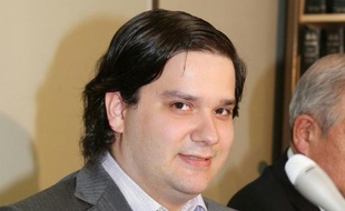 Le président de MtGox Mark Karpelès, le 28 février 2014 à Tokyo