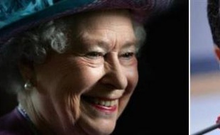 La reine Elizabeth II et le président iranien, Mahmoud Ahmadinejad