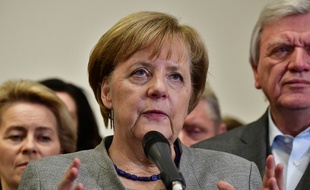 Angela Merkel à Berlin, le 19 novembre 2017.