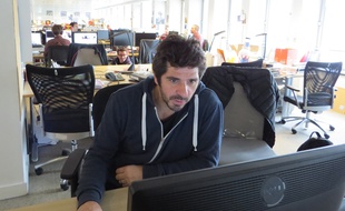 Patrick Fiori dans les locaux de 20 Minutes le 15 octobre 2014.