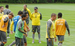 Elie Baup, coach nantais durant la saison 2008-2009.