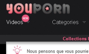 Page d'accueil du site YouPorn.