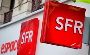 Illustration de SFR, dont la vente au groupe Altice, propriétaire de Numericable, a été décidée en avril.