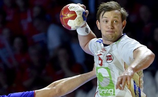 Le Norvégien Sander Sagosen, futur grande star du handball mondial.