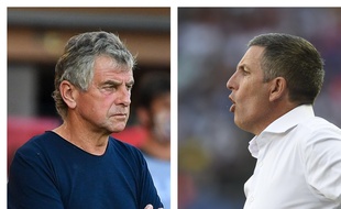 Christian Gourcuff et Thierry Laurey.