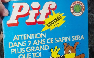La couverture du magazine culte pour enfants «Pif Gadget».