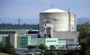 La centrale de Beznau, la plus vieille centrale nucléaire suisse, le 22 mai 2011
