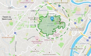 Le site covidradius.info permet une géolocalisation précise du périmètre autorisé pour les sorties près du domicile.