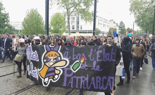 Les manifestants se sont élancés de la place du Bouffay à 14h.