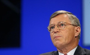 Thierry Desmarest, président du Conseil de Surveillance du groupe Total lors de l'assemblee generale des actionnaires de Total le 11 mai 2007.