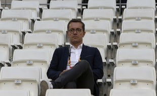 Jacques-Henri Eyraud au Vélodrome.