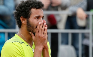 Laurent Lokoli le 28 mai 2014 à Roland-Garros.